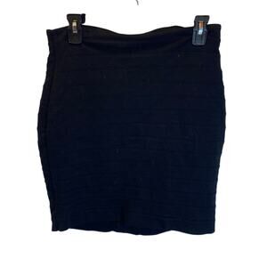 Y2K Black Bandage Express Mini Skirt 4